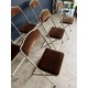 Chaises pliantes  annees 70