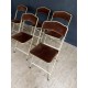 Chaises pliantes  annees 70