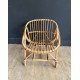 Fauteuil coquille rotin ~ enfant