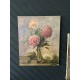 Huile sur toile dahlia / n•2